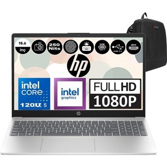 HP 15 FD1006NT 9Y8V4EAP07 Dahili Intel Graphics Intel Core 5 120U 32 GB Ram 2 TB SSD 15.6 inç Full HD Windows 11 Pro Laptop