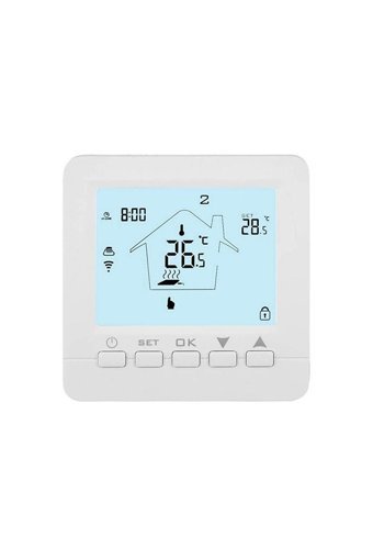 Alpsmart 99 Derece 0.5 Derece Hassasiyet Akıllı Kablolu Dijital Termostat