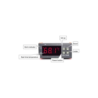 Zfx ZFX-7016K 999 Derece 1 Derece Hassasiyet Kablosuz Dijital Termostat
