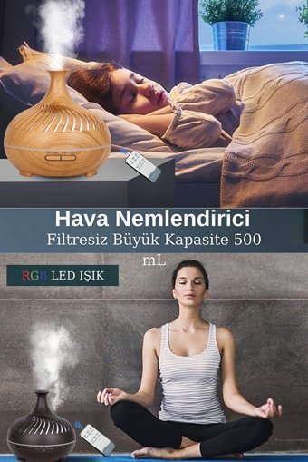 Butfulake 200 ml 30 dB Aromaterapi Işıklı İyonizerli Taşınabilir Şarjlı Mini Soğuk Buhar Makinesi
