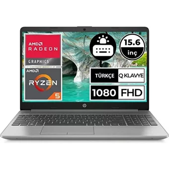 HP 255 G9 6Q8N2ES BT17 Dahili AMD Radeon RX Vega 7 AMD Ryzen 5 5625U 16 GB Ram 512 GB SSD 15.6 inç Full HD Windows 11 Pro Laptop