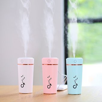 Buyfun Fincan 2 W 200 ml Aromaterapi Işıklı İyonizerli Taşınabilir Şarjlı Mini Soğuk Buhar Makinesi