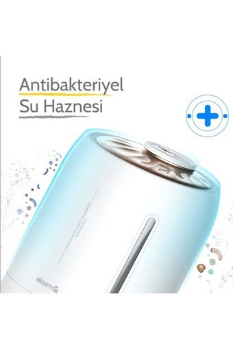 Alya Erkal F500 Ultrasonik 5000 ml Işıklı İyonizerli Taşınabilir Şarjlı Mini Soğuk Buhar Makinesi