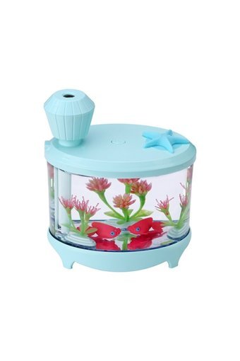 Abig Pervaneli Dekoratif Lamba 460 ml 35 dB Aromaterapi Işıklı İyonizerli Taşınabilir Şarjlı Mini Soğuk Buhar Makinesi