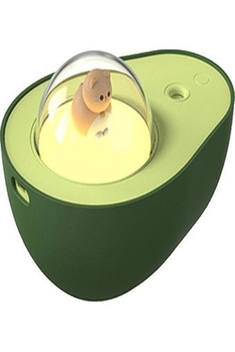 Arenist Avokado Şekilli 3 W 210 ml Işıklı İyonizerli Taşınabilir Şarjlı Mini Soğuk Buhar Makinesi