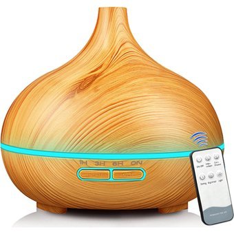 Buyfun Uzaktan Kumanda 9 W 550 ml 35 dB Aromaterapi Işıklı İyonizerli Taşınabilir Şarjlı Mini Soğuk Buhar Makinesi