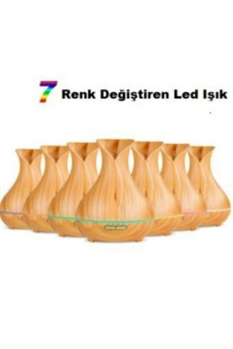 Ateştech Kumandalı 550 ml Aromaterapi Işıklı İyonizerli Taşınabilir Şarjlı Mini Soğuk Buhar Makinesi