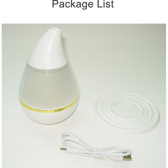 Buyfun Su Da mlacıkları 2 W 250 ml Aromaterapi Işıklı İyonizerli Taşınabilir Şarjlı Mini Soğuk Buhar Makinesi