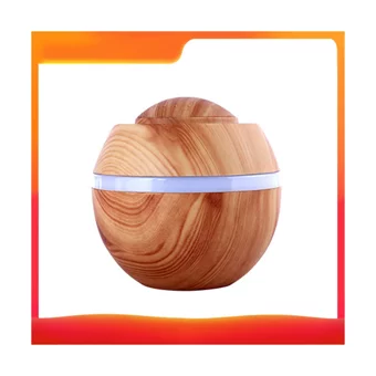 Buyfun Mini 2 W 30 ml 36 dB Aromaterapi Işıklı İyonizerli Taşınabilir Şarjlı Mini Soğuk Buhar Makinesi Açık Kahverengi
