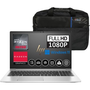 HP Elitebook 655 G9 5N4Q5EAW08 Dahili AMD Radeon RX Vega 7 AMD Ryzen 5 Pro 5675U 32 GB Ram 1 TB SSD 15.6 inç Full HD Windows 11 Pro Laptop + Zetta Çanta