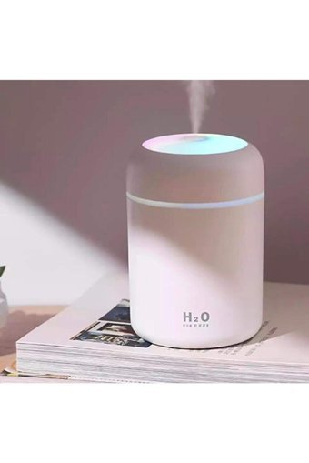 Arenist Aroma Difüzörü 300 ml Aromaterapi Işıklı İyonizerli Taşınabilir Şarjlı Mini Soğuk Buhar Makinesi Pembe