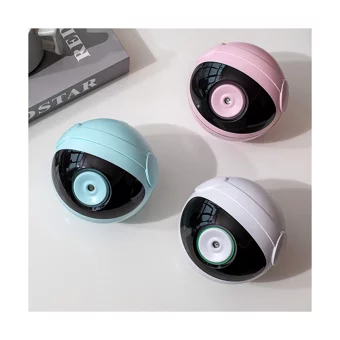 Buyfun Müzik Ruhu 2 W 350 ml Işıklı İyonizerli Taşınabilir Şarjlı Mini Soğuk Buhar Makinesi Pembe