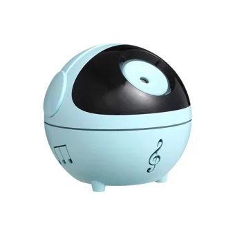 Buyfun Müzik Ruhu 2 W 350 ml Işıklı İyonizerli Taşınabilir Şarjlı Mini Soğuk Buhar Makinesi Mavi