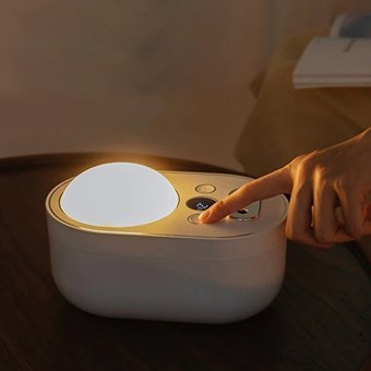 Ally Double Spray Led Işıklı 1000 ml Işıklı İyonizerli Şarjlı Sıcak-Soğuk Buhar Makinesi Beyaz