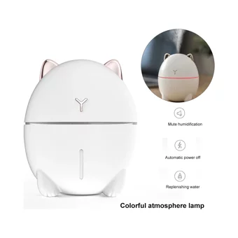 Buyfun Mini 2 W 200 ml İyonizerli Taşınabilir Şarjlı Mini Soğuk Buhar Makinesi Beyaz