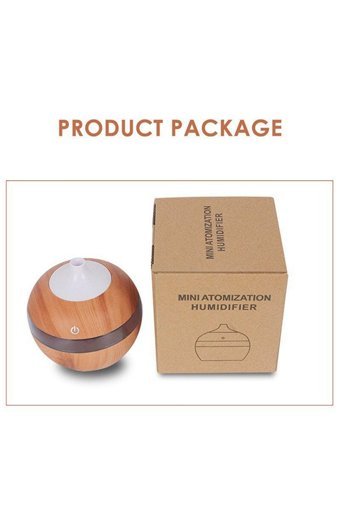 Butfulake 300 ml Aromaterapi Işıklı İyonizerli Taşınabilir Şarjlı Mini Soğuk Buhar Makinesi