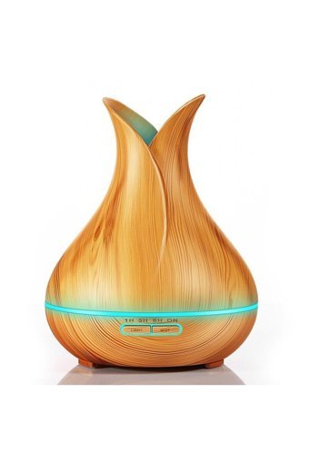 Blic Htj-2003a 5 W 550 ml 20 dB Aromaterapi Işıklı İyonizerli Taşınabilir Mini Soğuk Buhar Makinesi Açık Kahverengi