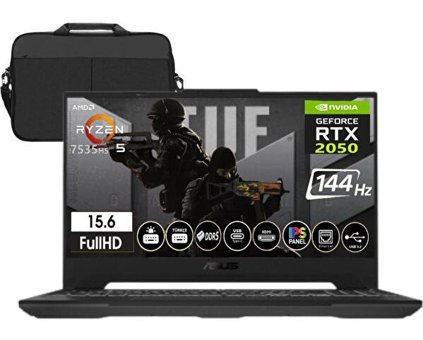 Asus TUF Gaming A15 Harici GeForce RTX 2050 AMD Ryzen 5 7535HS 8 GB DDR5 Ram 1 TB SSD 15.6 inç Full HD FreeDos Oyuncu Laptop + Cimete Çanta