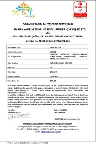 Soul Kitchen Organik Ürünler Organik Pilavlık Bulgur 750 gr