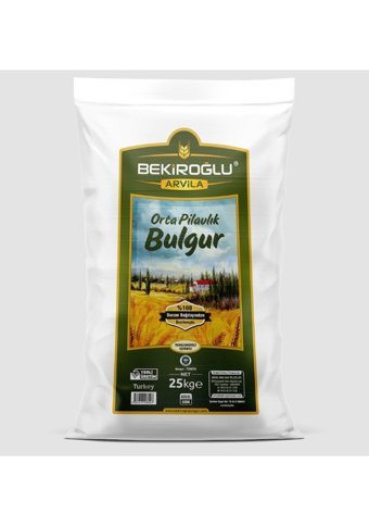 Bekiroğlu Arvila Orta Pilavlık Bulgur 25 kg