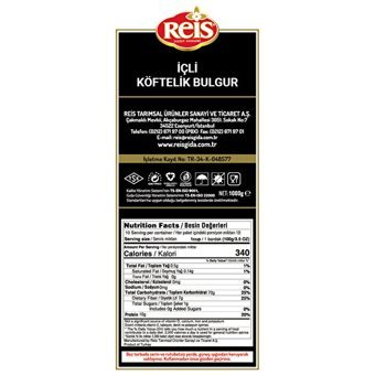 Reıs İçli Köftelik Bulgur 1 kg