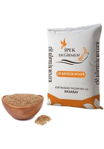 İpek Değirmen Doğal İnce Esmer Çiğ Köftelik Bulgur 10 kg
