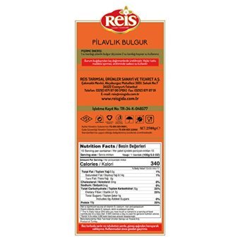 Reis Pilavlık Bulgur 2.5 kg