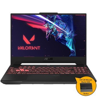 Asus TUF Gaming A15 LP158 ZI736 Harici GeForce RTX 4050 AMD Ryzen 5 7535HS 16 GB Ram 512 GB SSD 15.6 inç Full HD FreeDos Oyuncu Laptop + 320 GB Hiksemi SSD