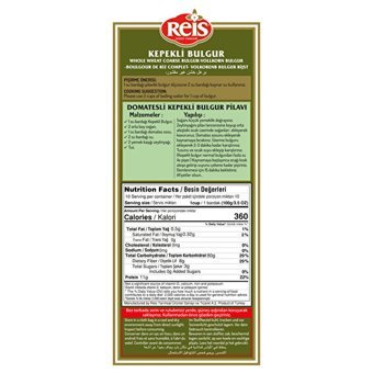 Reıs Kepekli Diyet Pilavlık Bulgur 1 kg