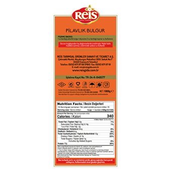 Reis Pilavlık Bulgur 1 kg
