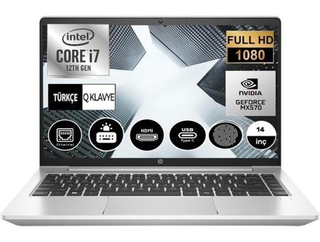 HP Probook 440 G9 6S6W2EAW04 Harici GeForce MX570A Intel Core i7 1255U 16 GB Ram 512 GB SSD 14 inç Full HD FreeDos Laptop