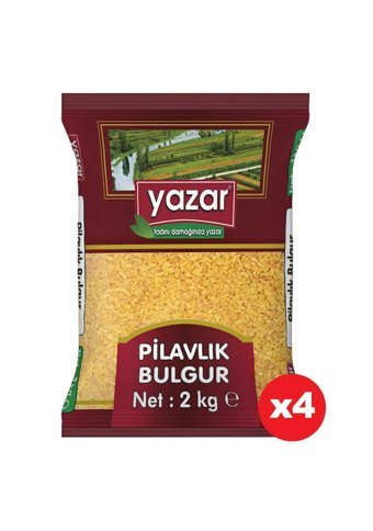 Yazar Pilavlık Bulgur 4X2 kg