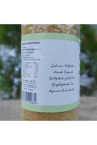 Og Natural Organik Sertifikalı Köftelik Bulgur 800 gr