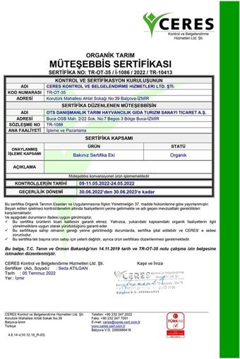 Ots Organik Organik Pilavlık Bulgur 3 kg