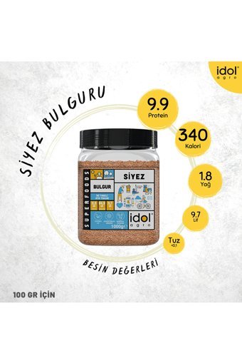 İdolagro Pilavlık Bulgur 1 kg