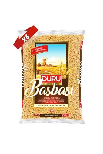 Duru Bulgur Komşuma Başbaşı Pilavlık Bulgur 6X1 kg