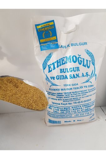 Ethemoğlu Pilavlık Bulgur 5 kg