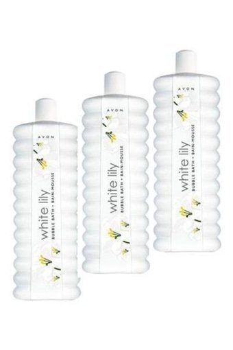 Avon Bubble Bath Beyaz Zambak Aromalı Duş Jeli 3x500 ml