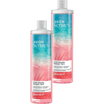 Avon Senses Hindistan Cevizi Suyu Ejder Meyvesi Aromalı Duş Jeli 2x500 ml