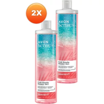 Avon Senses Hindistan Cevizi Suyu Ejder Meyvesi Aromalı Duş Jeli 2x500 ml