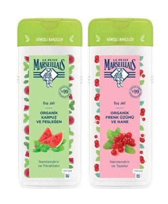 Le Petit Marseillais Güneşli Bahçeler Karpuz Fesleğen Aromalı Nemlendirici Duş Jeli 400 ml