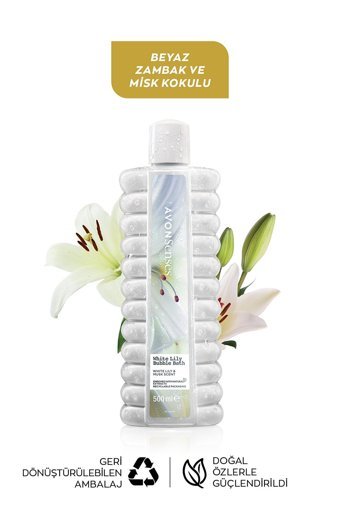 Avon Senses Beyaz Zambak Aromalı Duş Jeli 2x500 ml