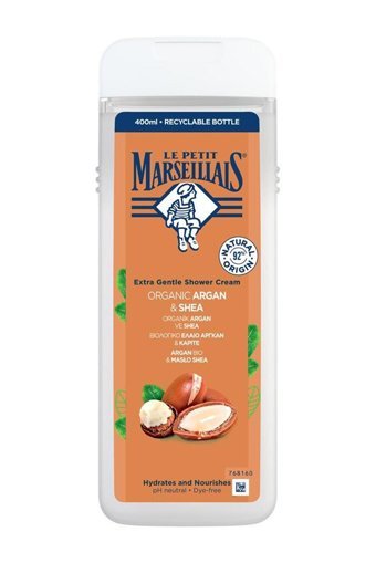 Le Petit Marseillais Argan Yağı Shea Aromalı Nemlendirici Duş Jeli 400 ml