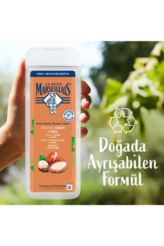 Le Petit Marseillais Argan Yağı Shea Aromalı Nemlendirici Duş Jeli 400 ml