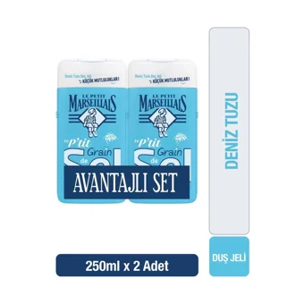 Le Petit Marseillais Deniz Tuzu Aromalı Nemlendirici Duş Jeli 2x250 ml