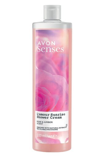 Avon Senses Nane Deniz Su Meyveleri Misk Gül Amber Aromalı Duş Jeli 3x500 ml