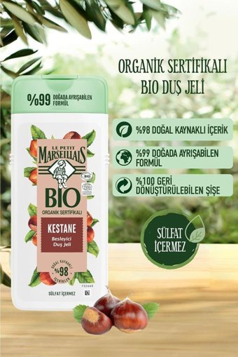 Le Petit Marseillais Kestane Aromalı Nemlendirici Duş Jeli 400 ml