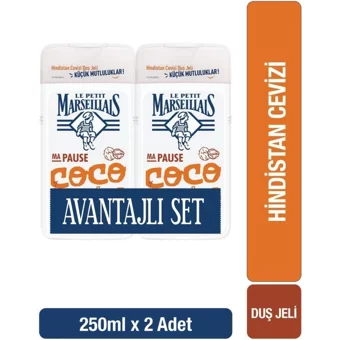 Le Petit Marseillais Hindistan Cevizi Aromalı Nemlendirici Duş Jeli 650 ml