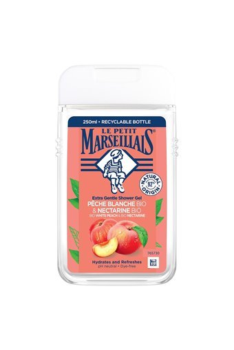 Le Petit Marseillais Beyaz Şeftalili Nektarin Aromalı Nemlendirici Duş Jeli 250 ml