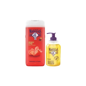 Le Petit Marseillais Akdeniz Çileği Lavanta Yağı Aromalı Nemlendirici Duş Jeli 950 ml